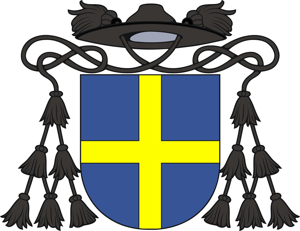 Example of heraldry for a Metropolitan or Diocesan Canon