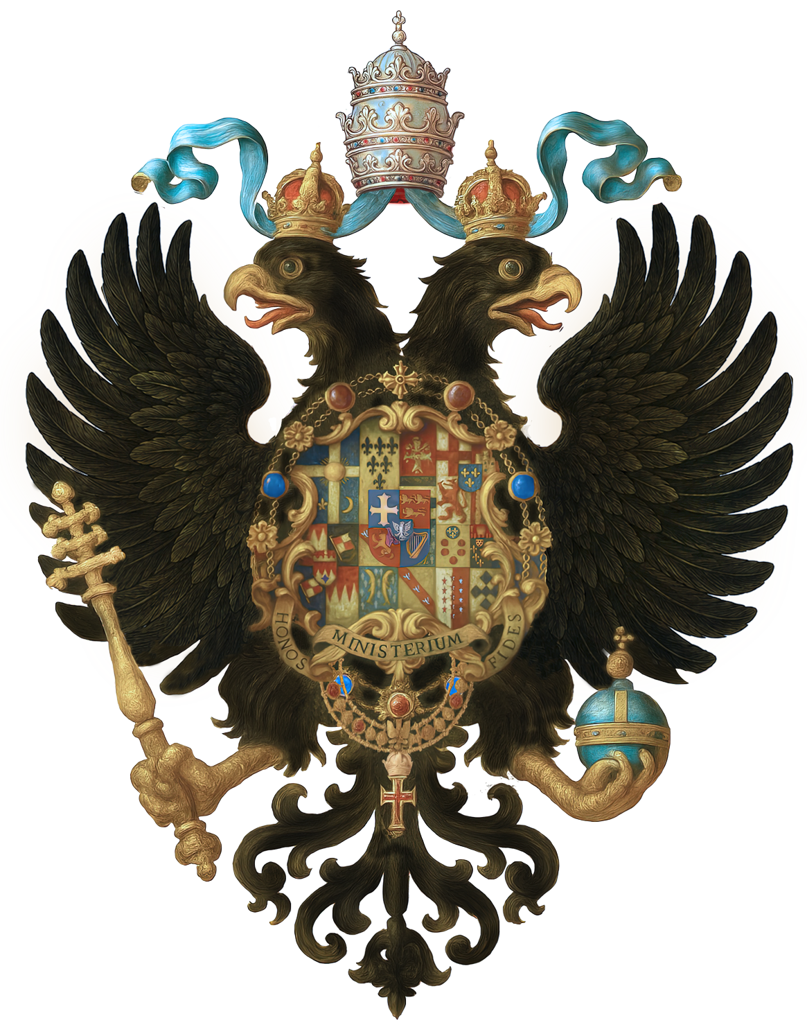 Middle Pontifical Eagle