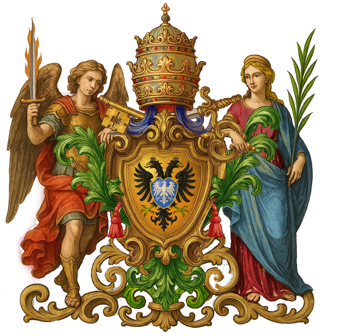 Lesser Coat of Arms of the Bishop of Rome-Ruthenia
