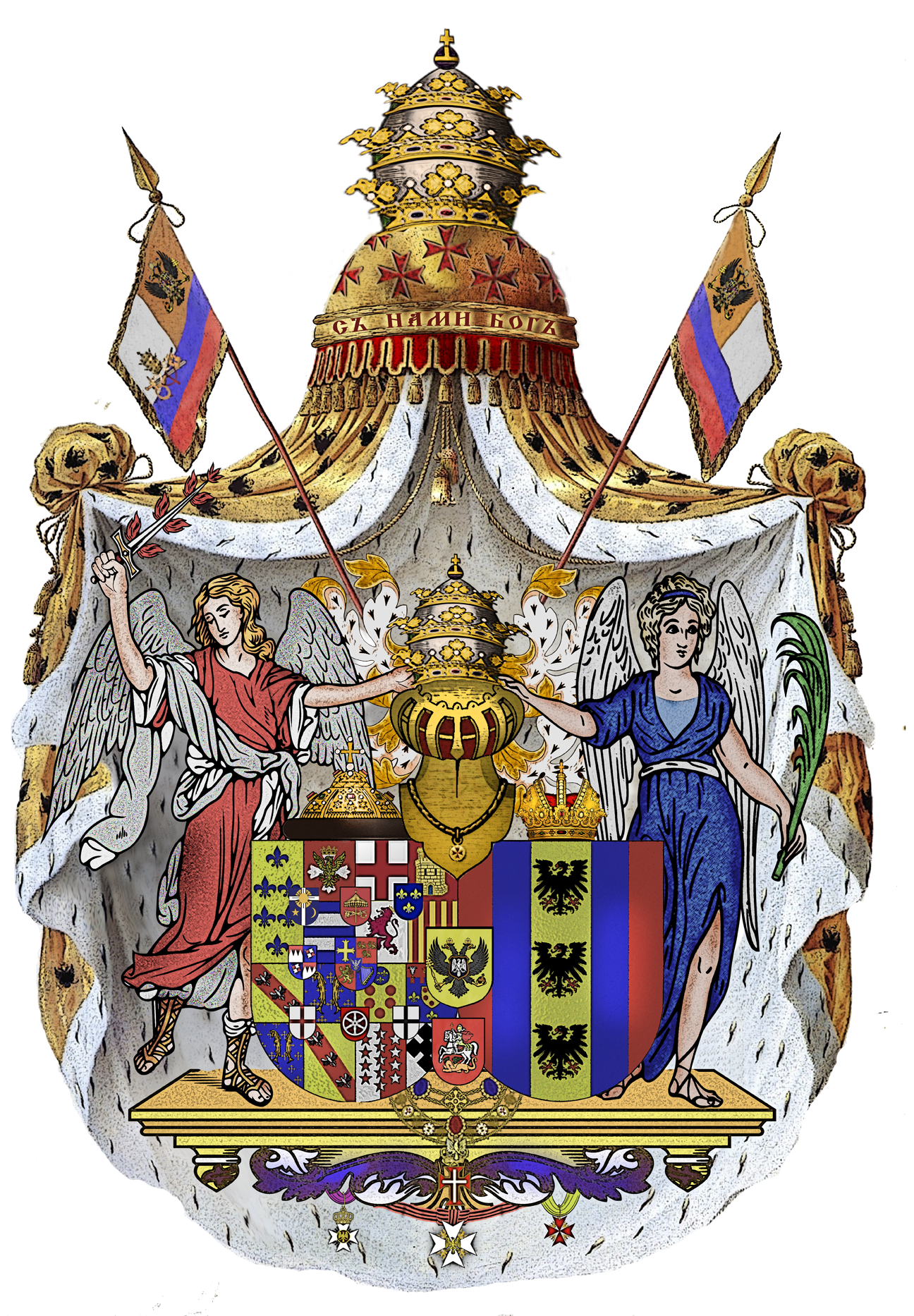 Middle Arms of the Bishop of Rome-Ruthenia