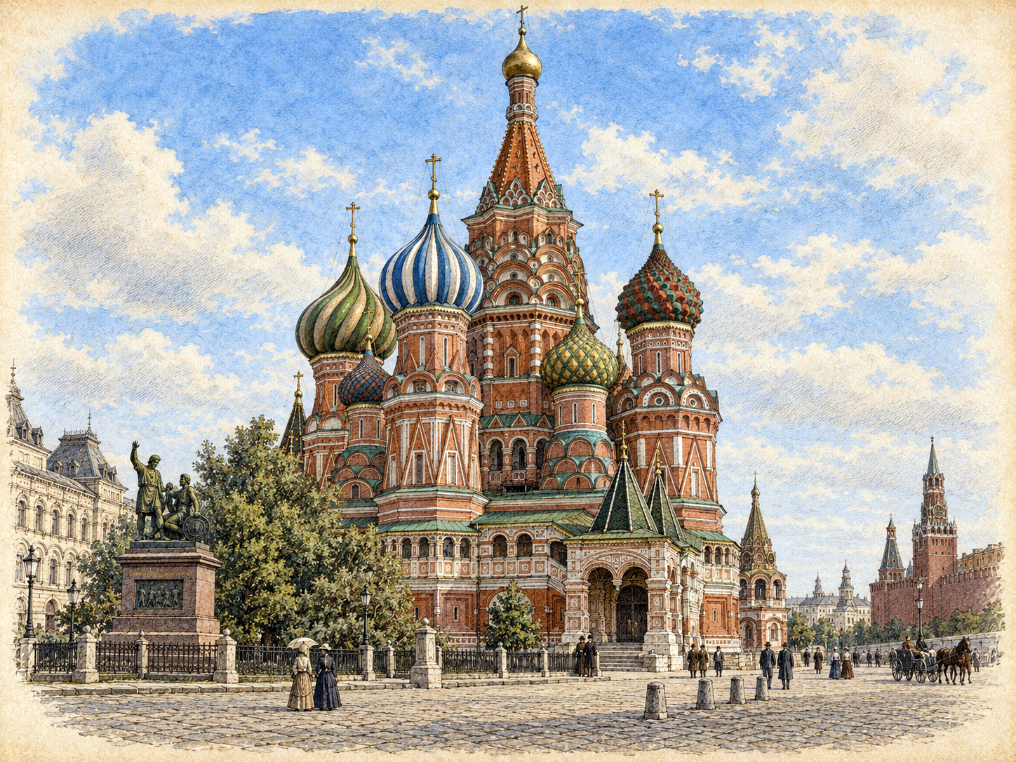 Cathedral of St. Vasili the Blessed in Moscow